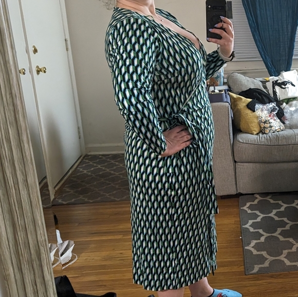Green Wrap Dress - DVF for Target - Picture 8 of 10